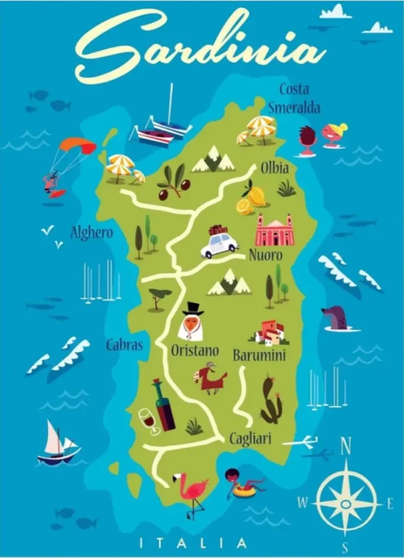 Map Sardegna